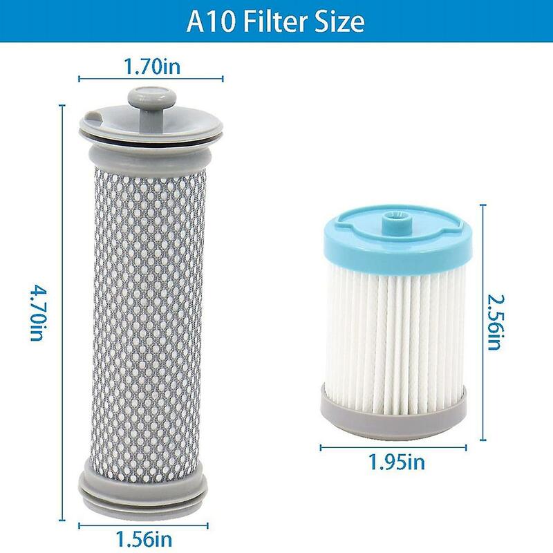 1set Filter, Filter pengganti kompatibel untuk Tineco A10 Hero/master