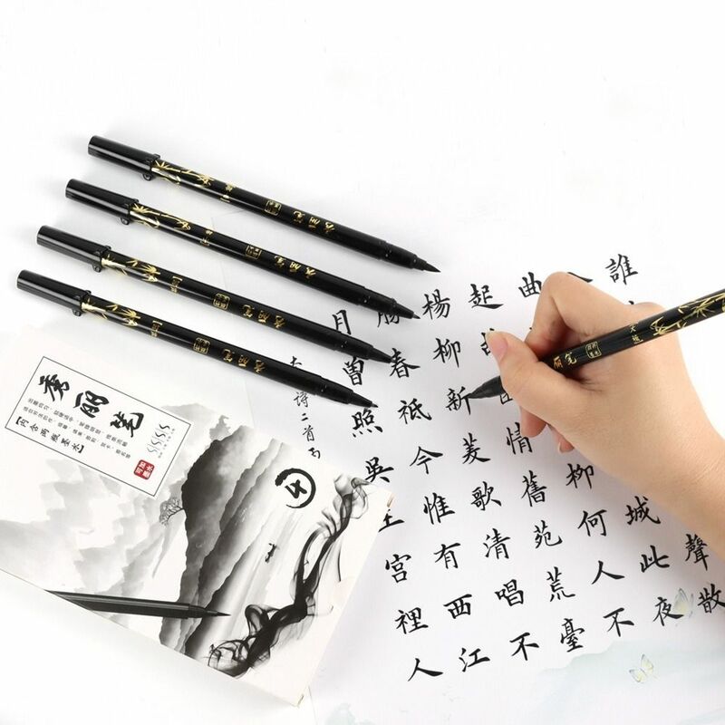 Chinese Penselen Kunst Verfkwast Kritisch Olieverfschilderij Olieverfverfkwast Kalligrafie Penseel Script Schrijfkwast