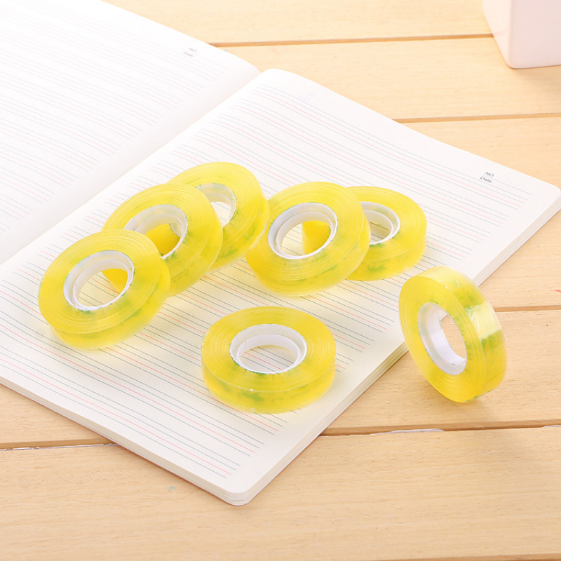 20 Pcs Transparent Tape Student Stationery Small Adhesive Tape 12mm Wide and 13mm Thick Office Supplies Wholesale Adhesive