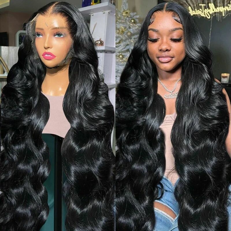 40 inch body wave brazilian human hair wig 200 density 13x6 hd lace frontal wigs for women choice 13x4 glueless front lace wig