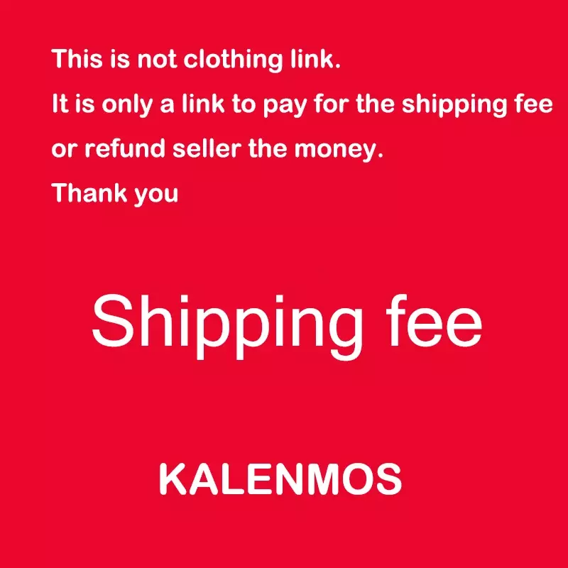 It is only a link to pay for the shipping fee or refund seller the money. or re-ship product to customer Thanks