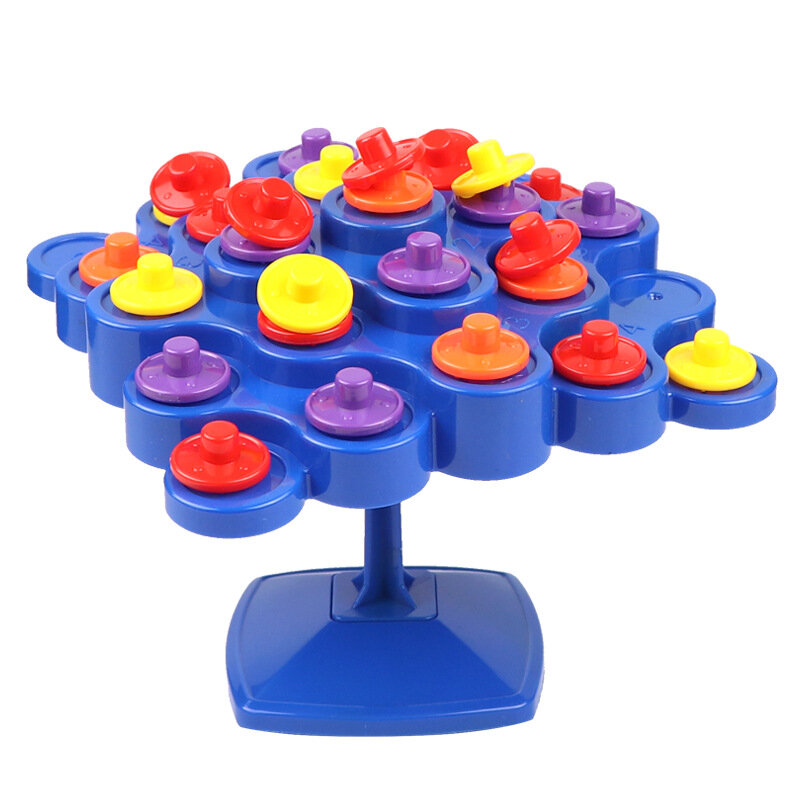 Brinquedos Matemáticos Equilíbrio Árvore DIY Educação Lazer Tabela Forma Animal Crianças Interativo Pai Criança Brinquedo Jogo Montessori