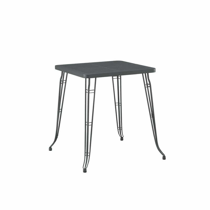 42" Steel Pub Table Tall Dining Cocktail Table Bar Table for Bistro Pub Kitchen, Gray