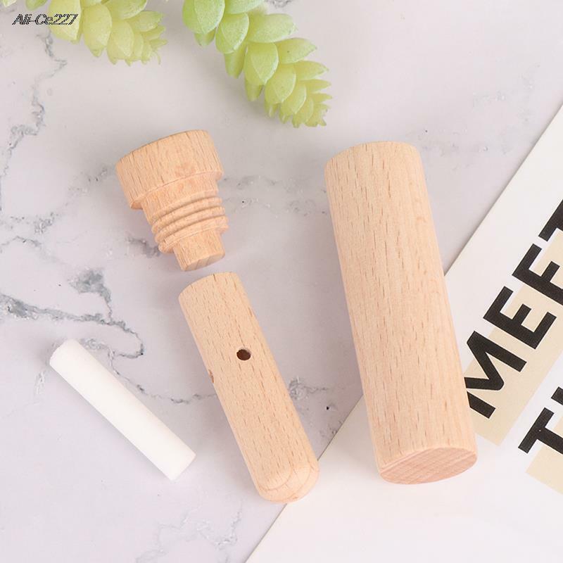 Essential Oil Aroma Wood Diffuser Inhaler With Wicks Aromatherapy Nasal Inhaler