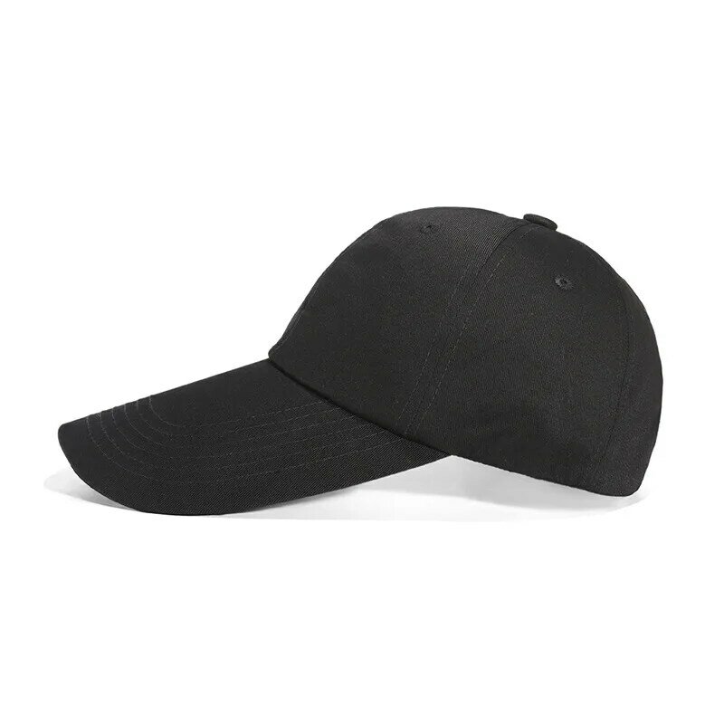 قابل للتعديل اضافية طويلة بيل حافة قبعة بيسبول الرجال النساء 100% القطن قناع قبعة