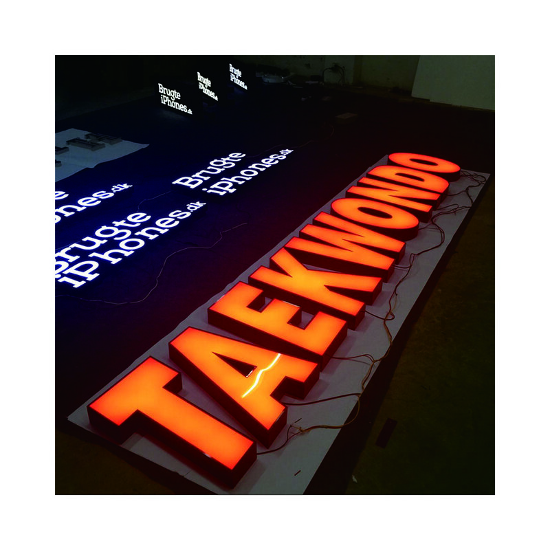 Wholesale Customized Outdoor Large LED Letters Channel Letters Monument Signs External Illuminated Building Signs