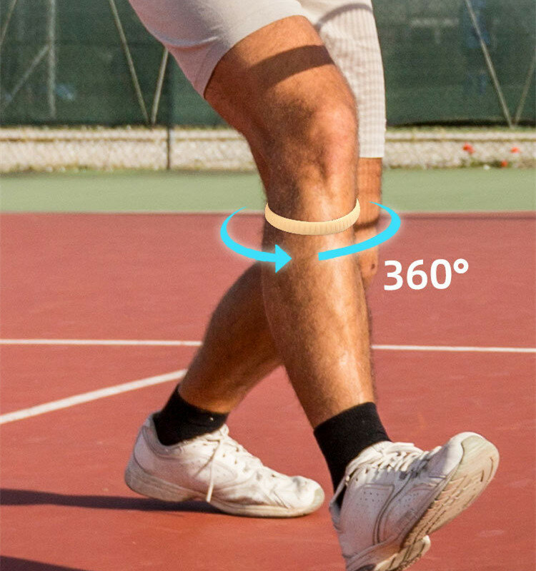 ใหม่1ชิ้นเชือกเข่ากีฬาที่รัดหัวเข่าบาสเกตบอลปลอกรัดหัวเข่าสายรัดสำหรับนักวิ่ง patellar tendonitis