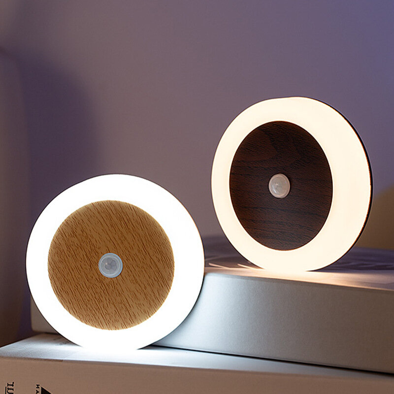 Kupfermünzen-Induktion nachtlicht, Smart Home Garderoben licht, kreativer Lichts inn, USB-Aufladung, kleine Nacht lampe, Infrarot-Se