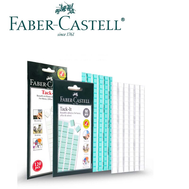 Faber castell dupla face argila sem unhas foto parede adesivo traceless cartaz cola dois lados fita colar adesivo