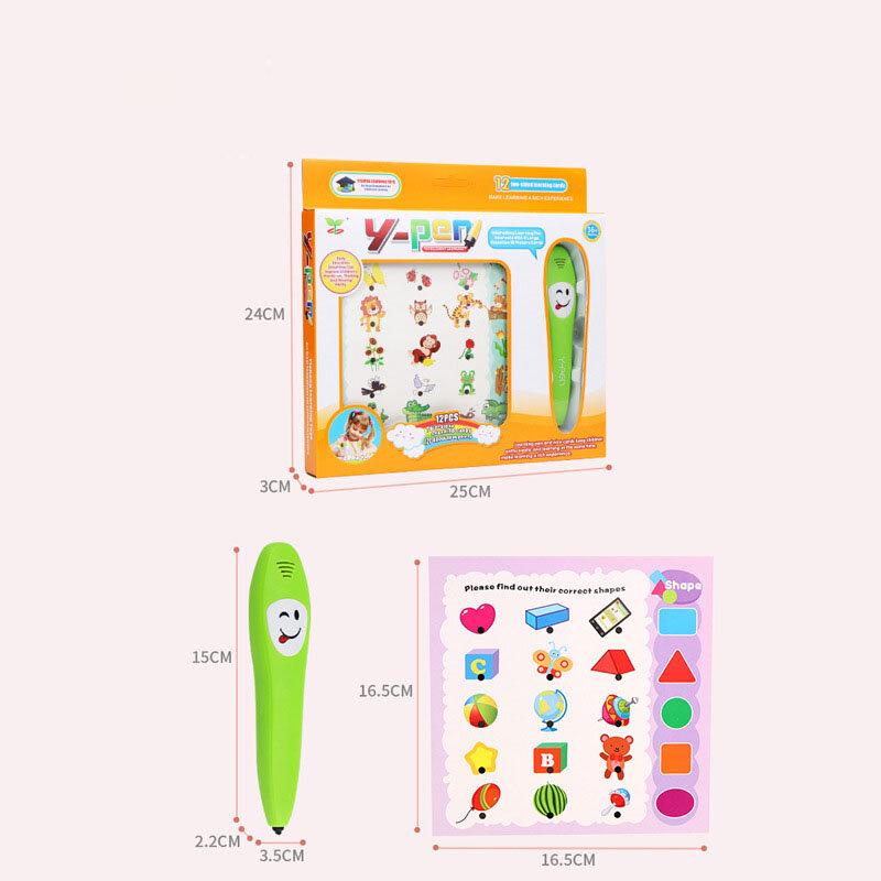 Smart Point Reading Pen Educational Read Learning English E Books Flashcards Version Kids Baby Gift Learning Toys for Children