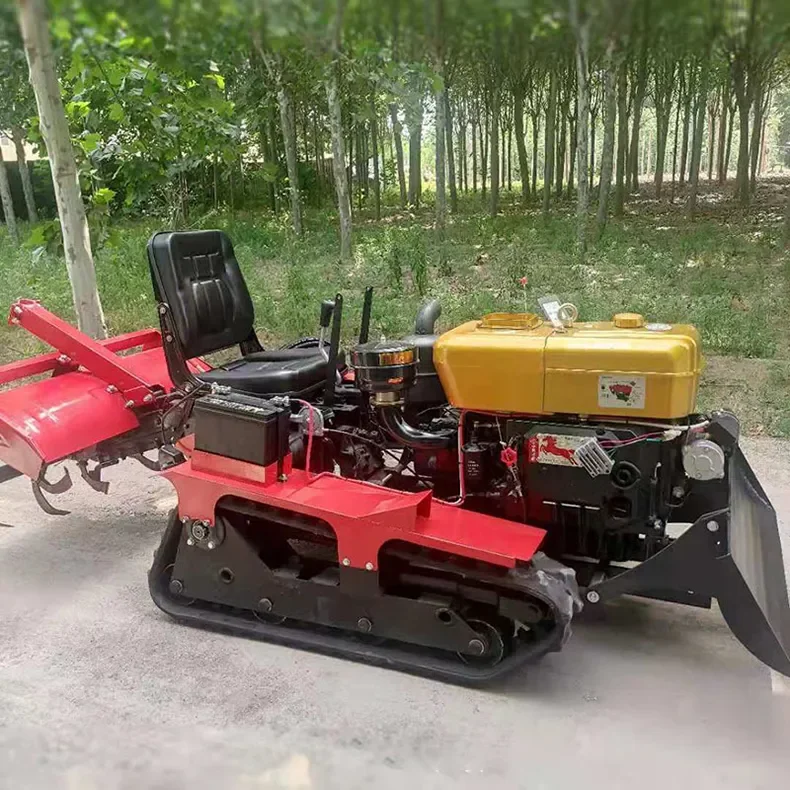 Hot Selling 35 Horsepower and 25 Horsepower Agricultural Orchards Multifunctional Diesel Track Cultivator Track Tractor