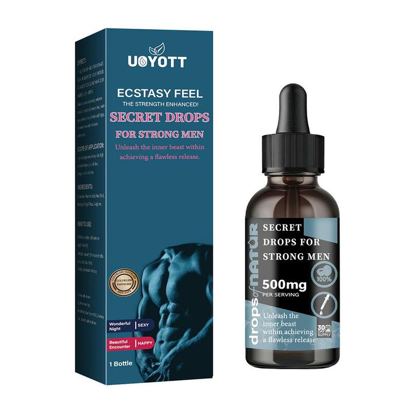 Boost Sexual Stamina With 30ml Secret Drops For Strong Men - Enhance Sensitivity And Performance For Adults K3r8