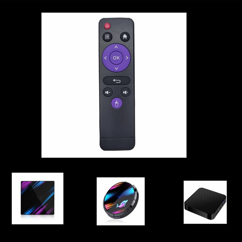 Portabilitas IR Remote Control untuk H96 Max 331 / Max X3 / Mini V8 / Max H616 Smart TV Box 4K Media Player Set Top Box Controller