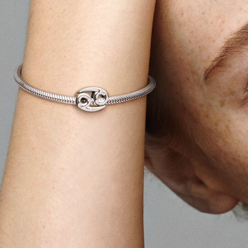 Funkelnden 12 Sternzeichen Zeichen Silber 925 Charm Bead Fit Original Pandora Armband Armreif DIY S925 Frauen Schmuck Geschenk