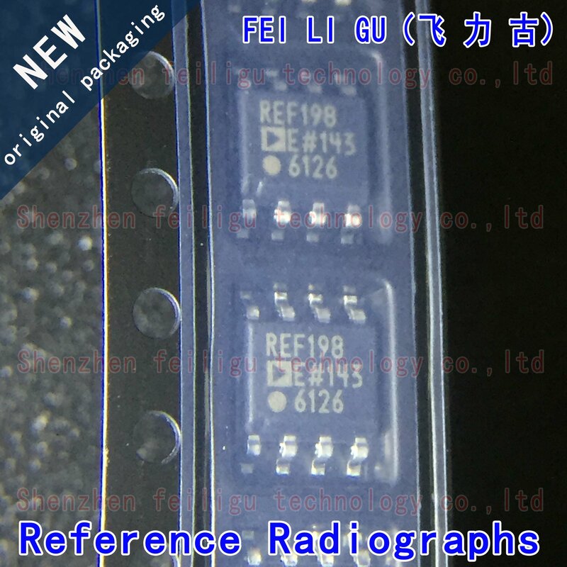 Chip de referência de tensão, pacote SOP8, original, 100% novo, 1-30pcs, REF198ESZ-REEL7, REF198ESZ, REF198ES, REF198
