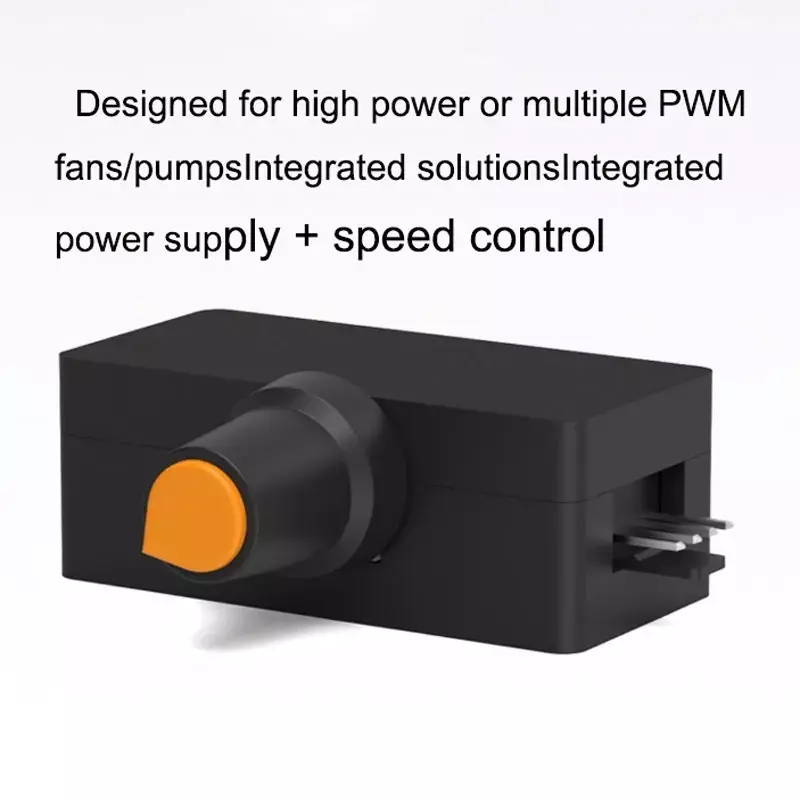 Pengontrol kecepatan PWM Tipe C daya tinggi 12V 4Pin pengatur kipas kekerasan PD QC pengisi daya Cepat Radiator pendingin air DIY