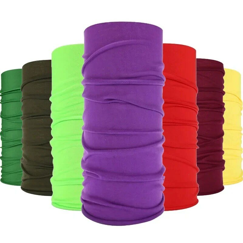 Kolarstwo 3D jednolity kolor Bandana ocieplacz na szyję opaska jazda kominiarka szalik chustka sportowe nakrycia głowy na świeżym powietrzu dla mężczyzn 2024