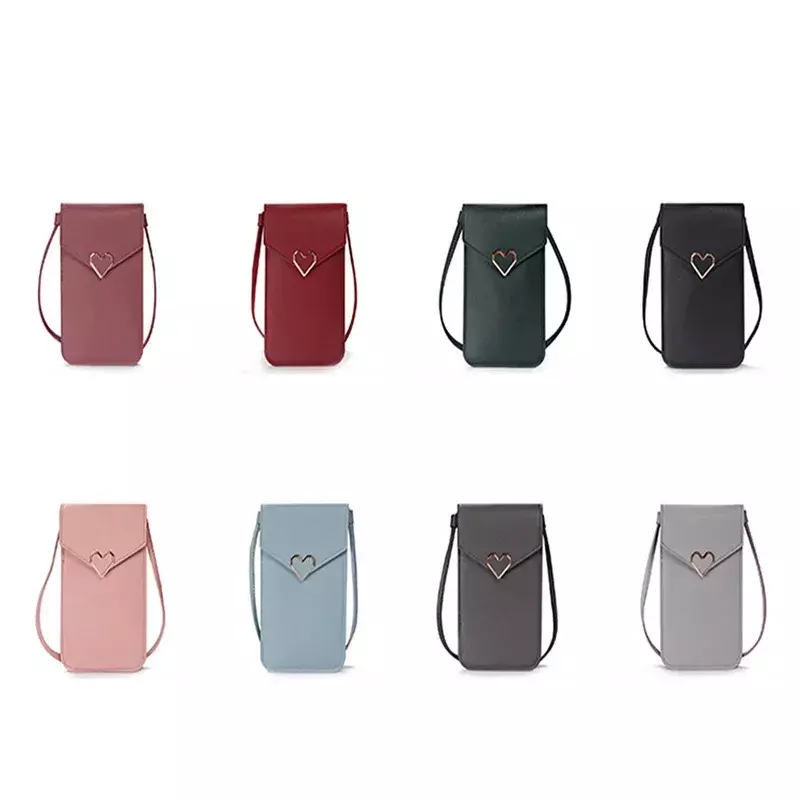 Модные женские маленькие сумки-мессенджеры TOUB042 через плечо, кошелек для сотового телефона с сенсорным экраном, Женский кошелек на плечо