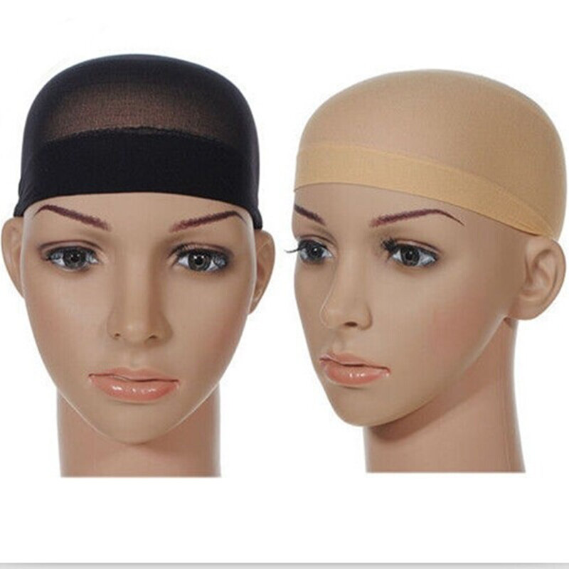 Deluxe Wig Cap Hair Net For Weave 2 Pieces/Pack Hair Wig Nets Stretch Mesh Wig Cap For Making Wigs Free Size