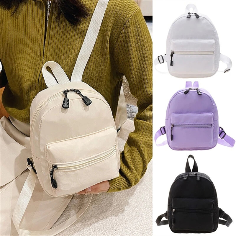 Mini Backpack Women Small Travel Bagpack Ladies Korea Style Female Student School Bag for Teenager Girls Back Pack for Women