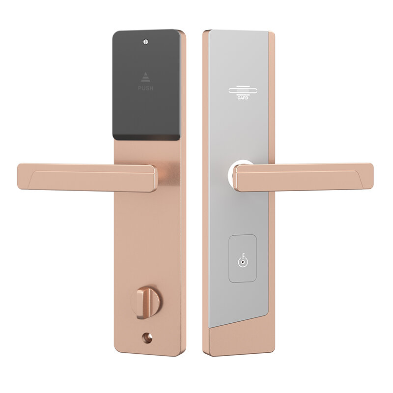 تصميم ذكي RF بطاقة قفل باب رقمي ذكي فندق قفل AA بطارية تعمل بالطاقة مقاومة للرطوبة والغبار