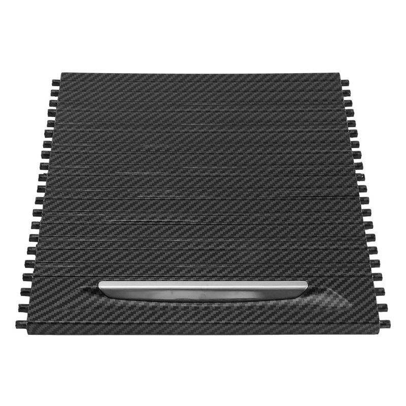 Car Center Console Roller Blind Cover, suporte de copo, deslizante Roller Blind Acessórios para BMW X5, X6, F15, F16, 2013-2019