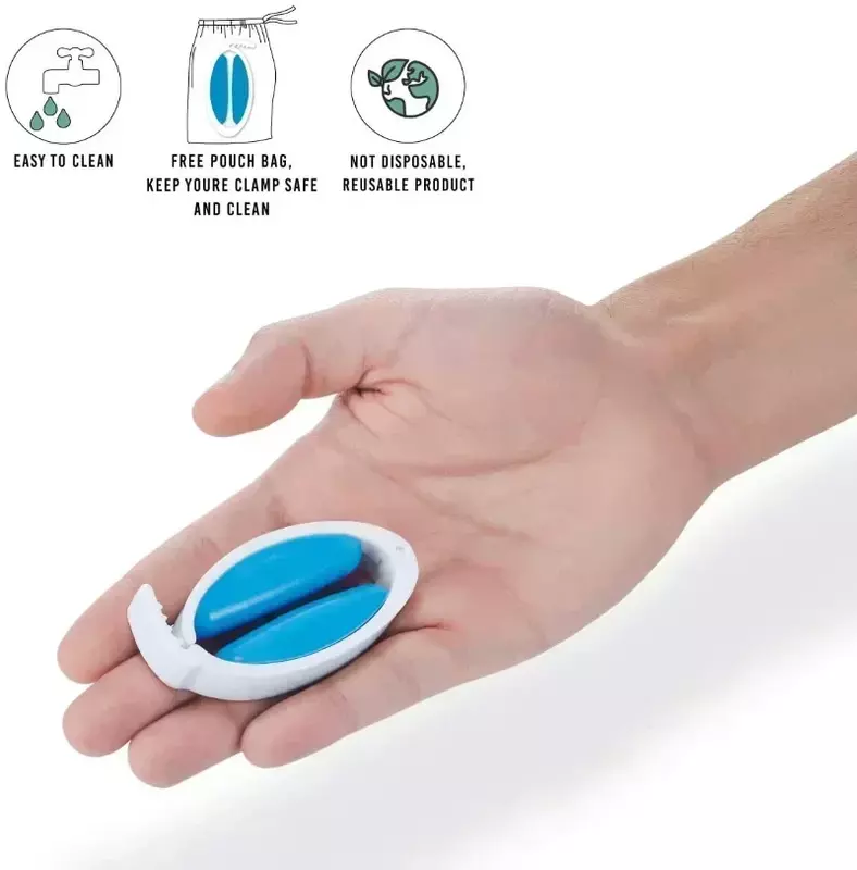 Massager Men Penile Clip Male Manage Urinary Incontinence Penile Care Clamp Safe Silicone Adjustable Bladder Leakage Dick Ring