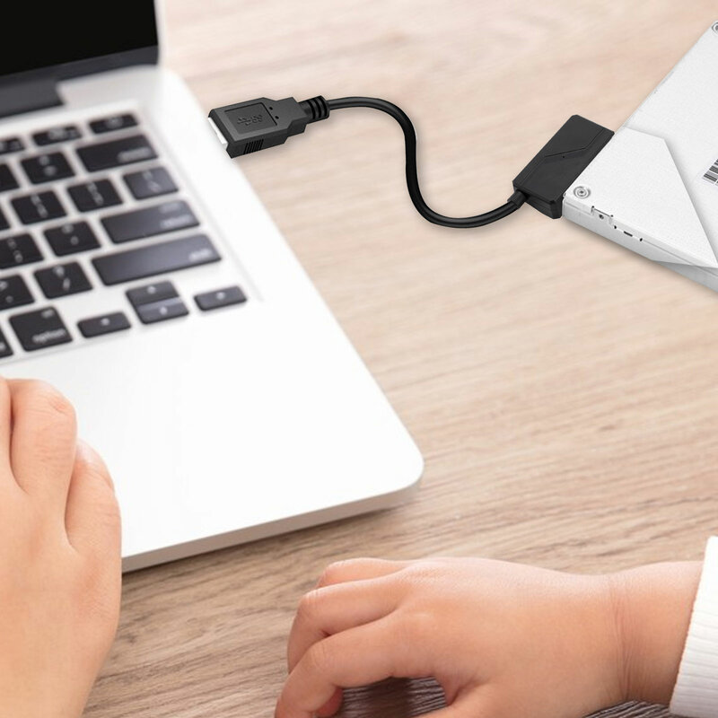 광학 드라이브 어댑터 케이블, 데이터 오프라인 보호 기능이 있는 변환 케이블, 6p7p 노트북용 USB2.0 변환 케이블