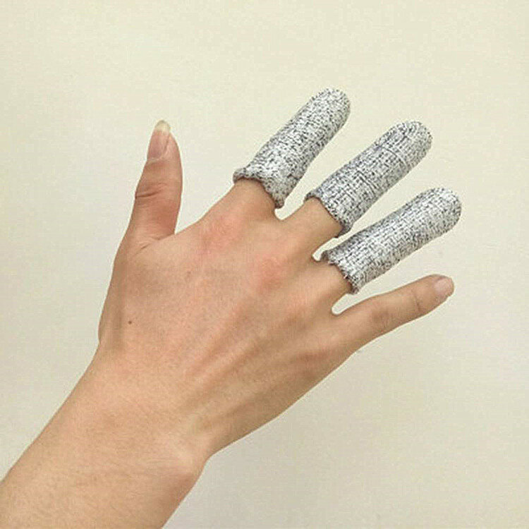 Anti-corte dedo berço cinzelando resistente ao desgaste berço de dedo protetor nível 5 anti-corte selecionador dedo berço