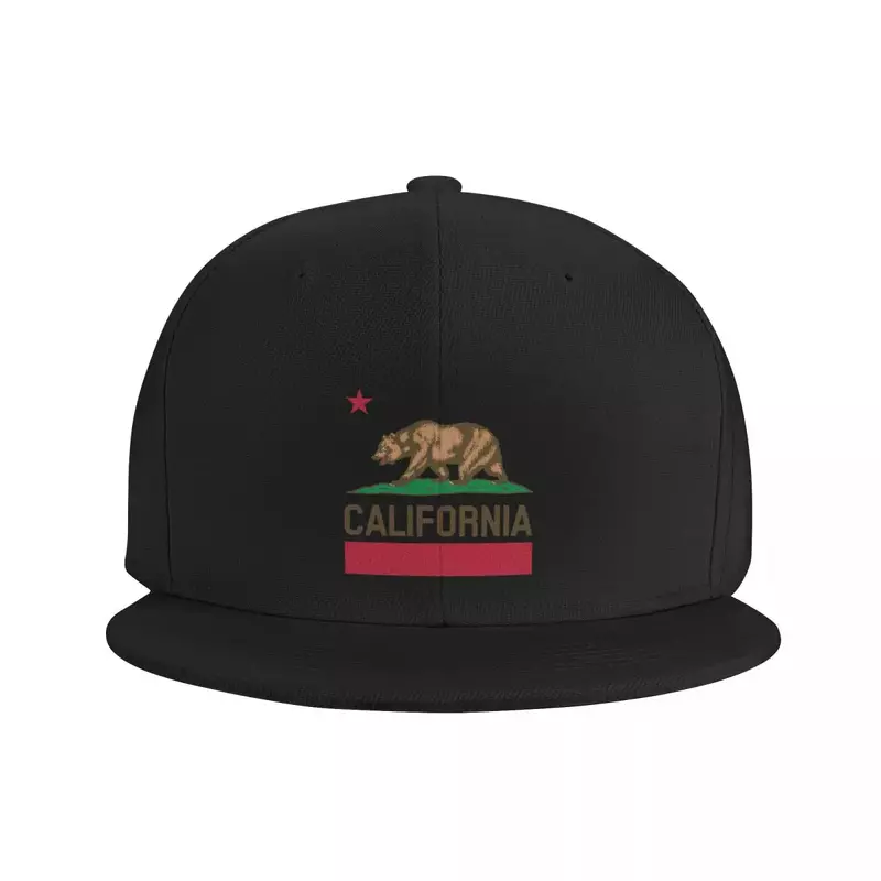 علم ولاية كاليفورنيا الدب قبعة الهيب هوب ، شقة سكيت Snapback أبي قبعة ، فاسق الموضة ، الصيف ، 1846