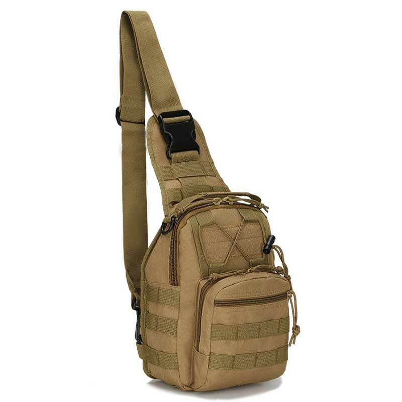 Saco de ombro militar ao ar livre kits primeiros socorros tático molle mochila pesca caminhadas acampamento caça daypack esporte escalada saco