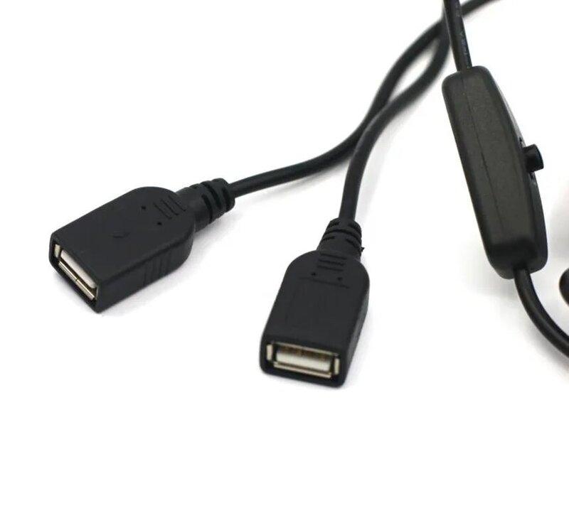 Kabel Kabel Daya Pengisi Daya Mobil Dual USB Steker Perempuan DC 12V Ke 5V 3A 15W Kit Konverter Regulator Inverter Daya