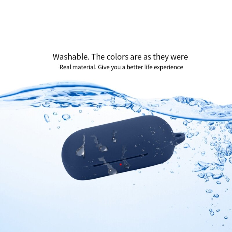 Casing pelindung Earphone nirkabel Sony WF-C700N, wadah pelindung silikon Anti goresan tahan guncangan untuk ponsel Sony dapat dicuci