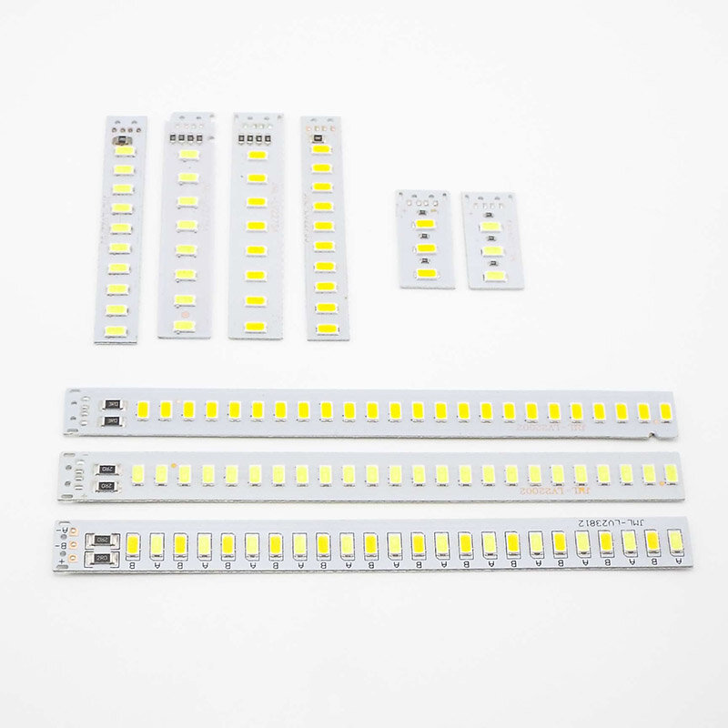 LED 5730 SMD 칩 표면 야간 조명 비즈, 단색 조명 보드, DIY 전구 램프용, 화이트 웜 화이트, DC 5V, 5W, 6W, 10W
