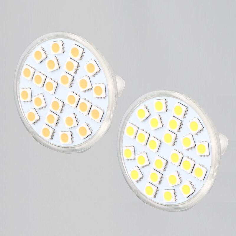 مصابيح LED مصلحة الارصاد الجوية بقعة ضوء ، عالية الطاقة ، ضوء أبيض بارد ودافئ ، 24SMD5050 ، E27