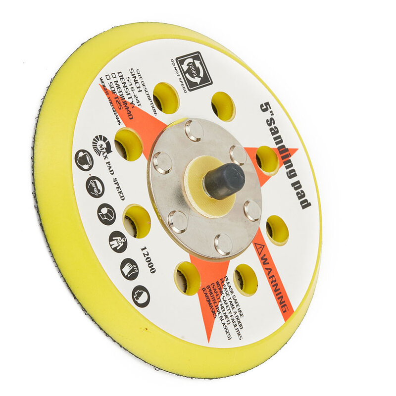 Pratical Nice Portable Durable High Quality Backing Pad 125mm 5inch/125mm Diameter 8holes Hook & Loop Polisher
