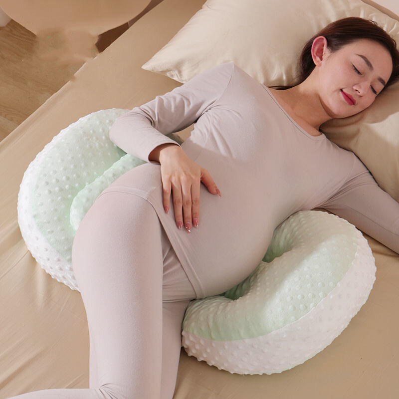 1 Pc wielofunkcyjna kobieta w ciąży poduszka boczna śpiąca ochrona talię wsparcie brzuch poduszka miękka skóra przyjazna poduszka dla mamy