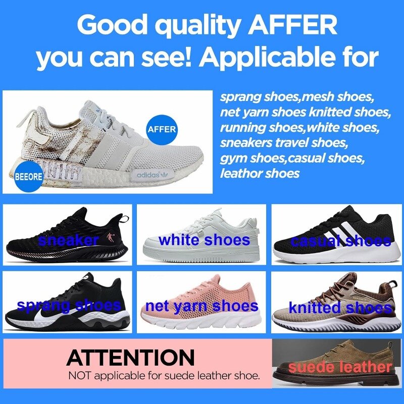 Sapato descartável Shine Wipes, Sneaker Toalhetes de limpeza, Viagem portátil, Remoção de mancha, Magia, 2Pack, 160Pcs