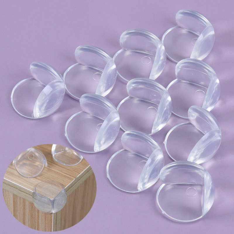 Child Baby Safety Silicone Protector Table Corner Edge Protection Cover Transparent Spherical Anti Collision Edge Guards