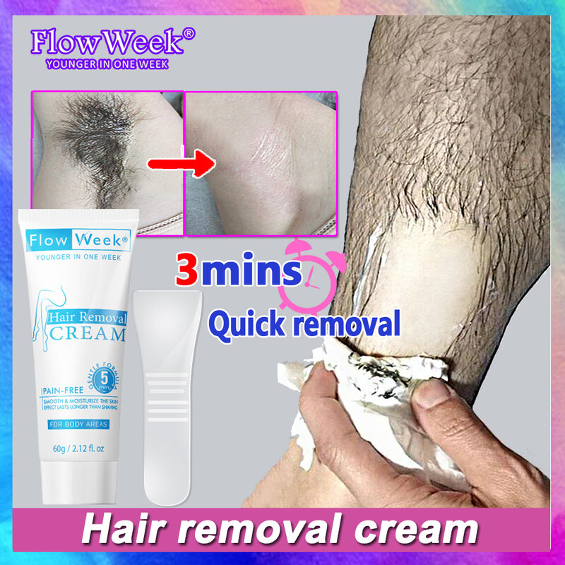 Depilazione indolore ascellare viso privato corpo gamba capelli rimuovere crema cura della pelle potente depilazione di bellezza per uomo donna