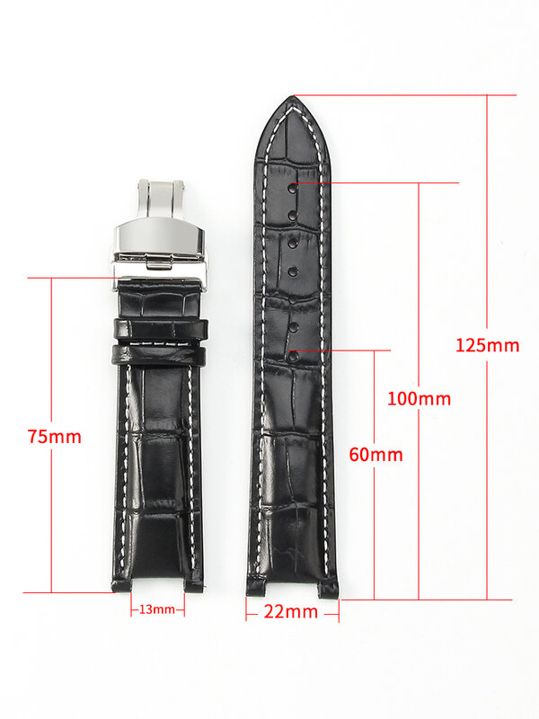 For Gucci GC 20 22mm Guess Replace Original Ya136 Ya133309 Soft Quality Concave Interface Genuine Leather Cowhide Watchband