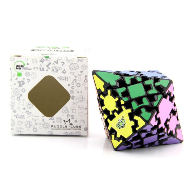 LanLan Gear Dodecahedron Cone Rhombic Magic Cube Profesjonalne puzzle Speed
