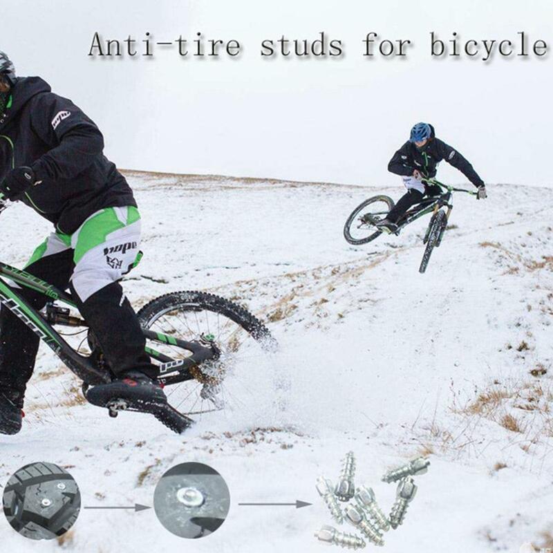 Spikes de neve para pneus off-road, parafusos prisioneiros, antiderrapante, anti-gelo, automático, motocicleta, bicicleta, caminhão, parafuso, 4x12mm, 200PCs