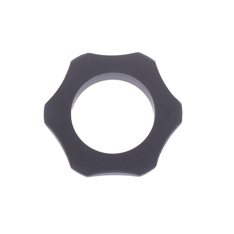 1 buah cincin taktis silikon hitam berkualitas tinggi senter praktis inovatif aksesoris DIY mudah digunakan