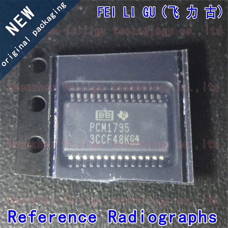 1~30PCS 100% New Original PCM1795DBR PCM1795DB PCM1795 Package:SSOP28 Stereo Audio DAC Chip