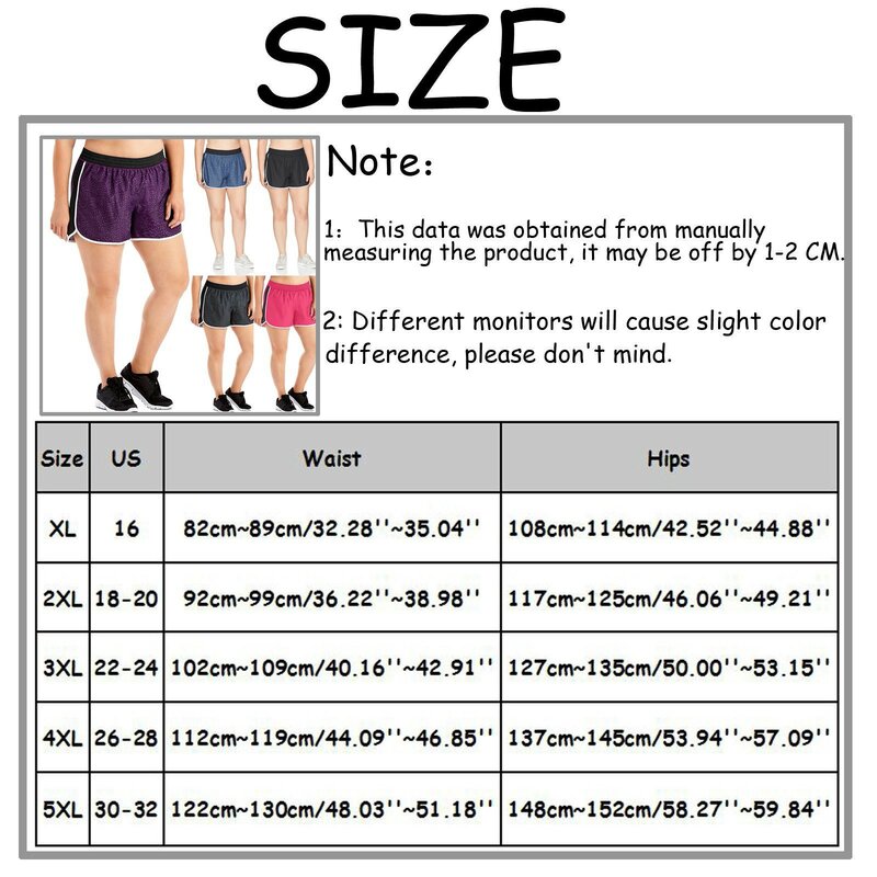 Women Summer Sports Shorts Yoga Fitness Running Breathable Shorts Female Stretch Waist Casual Loose Large Size Shorts
