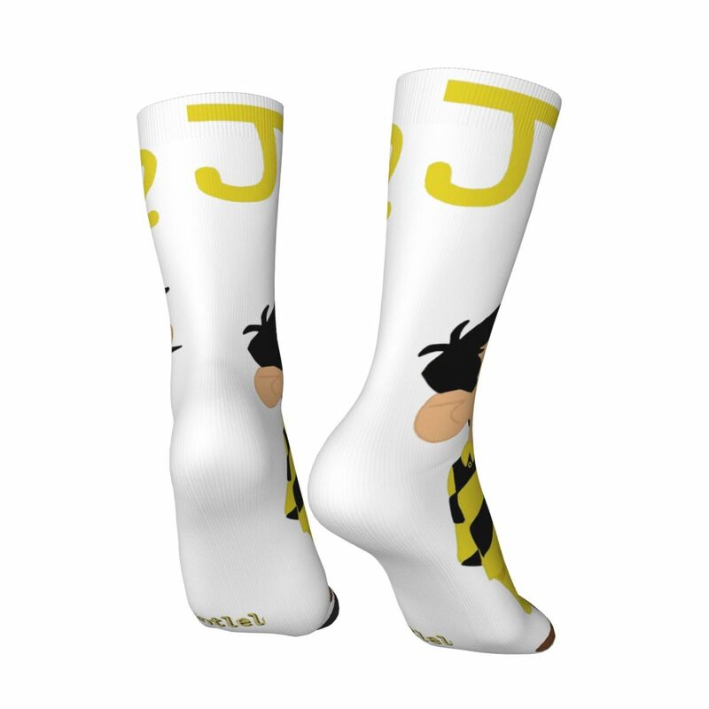 Забавные сумасшедшие Компрессионные Мужские носки Джо в стиле хип-хоп винтажные носки T-The Daltons с рисунком для мальчиков Повседневный подарок