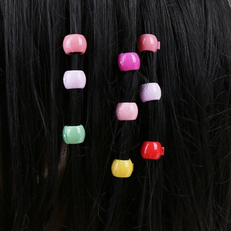 100 шт., пластиковые заколки для волос карамельных цветов