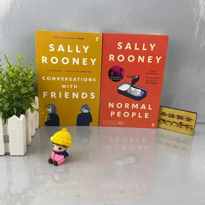 Sally Rooney orang Normal/percakapan dengan teman hidup Novel tempat tidur dewasa waktu membaca buku fiksi Libros