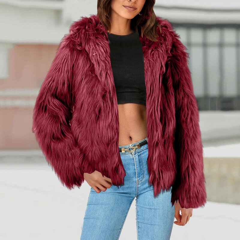 女性のための厚いミンクのベルベットのコート,韓国の冬の服,ルーズ,ウサギの毛皮,短いオーバーコート